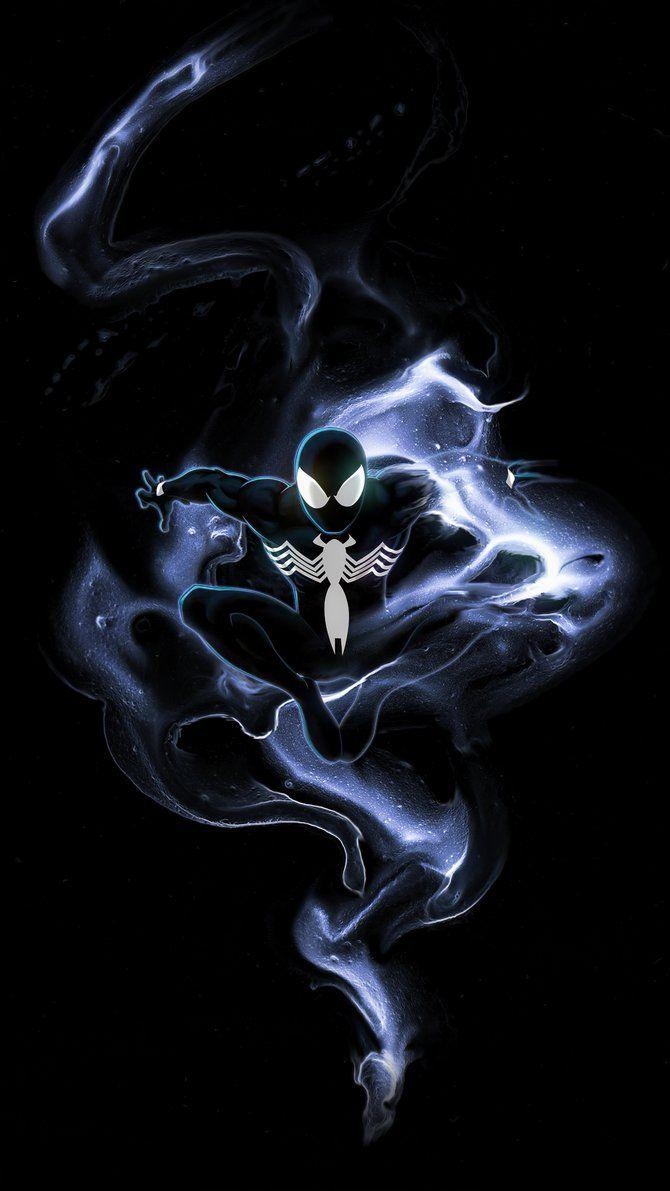 670x1200 Symbiote Spidey, Phone