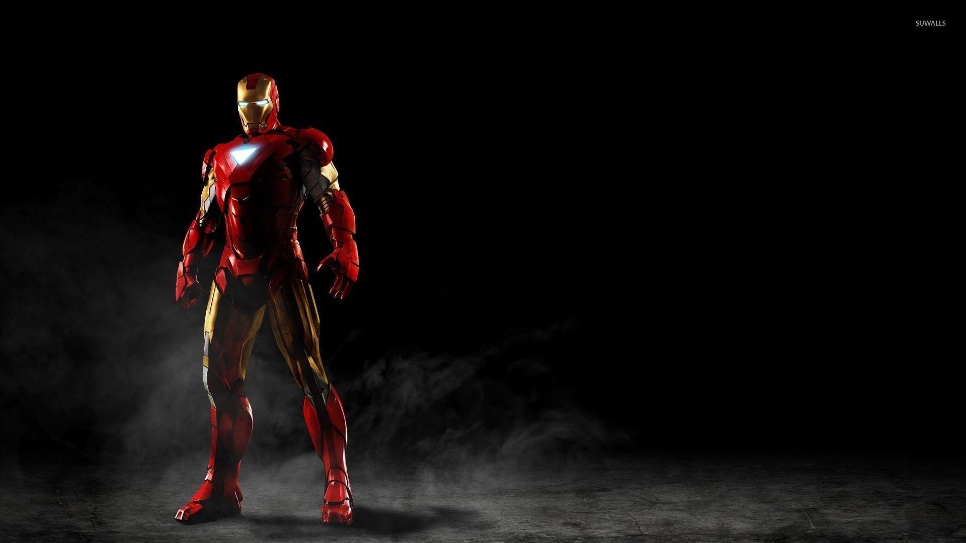 1920x1080 Iron Man standing in the smoke wallpaper wallpaper, Desktop