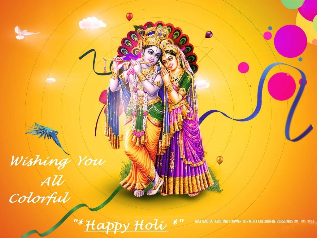 1030x770 Lord Radha Krishna Holi Wishes as Desktop Picture, Desktop
