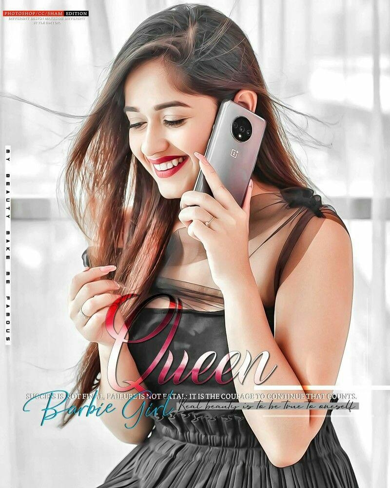 800x1000 Beautiful Girl Jannat Zubair HD Wallpaper With Mobile, Phone