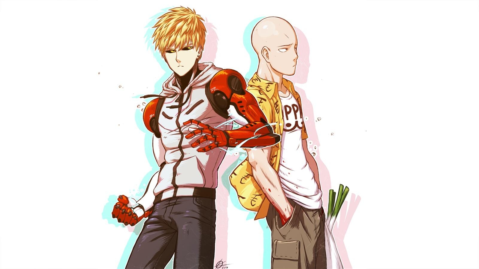 1600x900 Saitama and Genos Wallpaper and Background Imagex900, Desktop