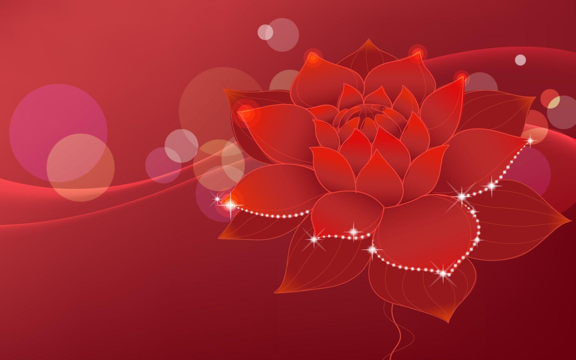 1920x1200 Red Flower Wallpaper Next Wallpaper. Green HD Wallpaper, Desktop