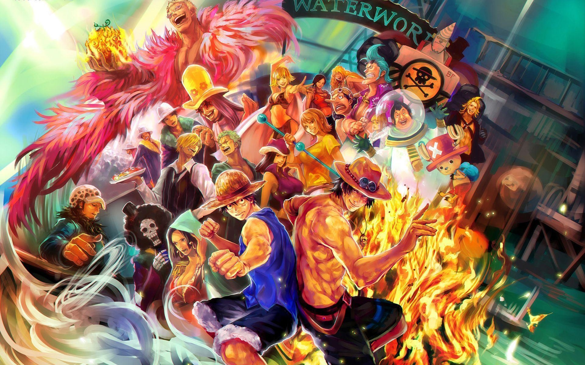 1920x1200 Anime Piece Franky (One Piece) Doflamingo (One Piece, Desktop