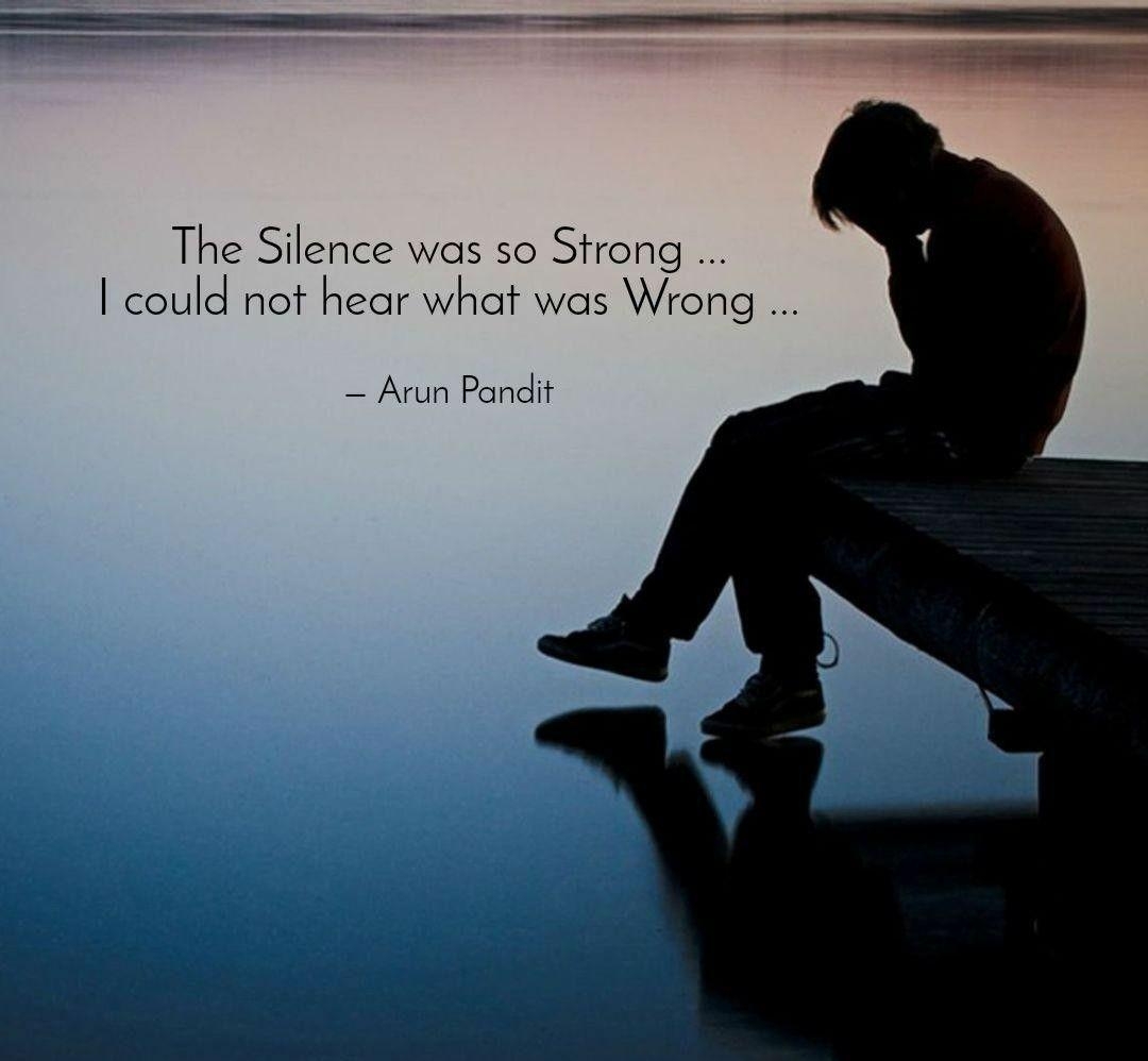 1080x1000 Introspective Wallpaper With Quote On Depression And Silence By Arun, Desktop