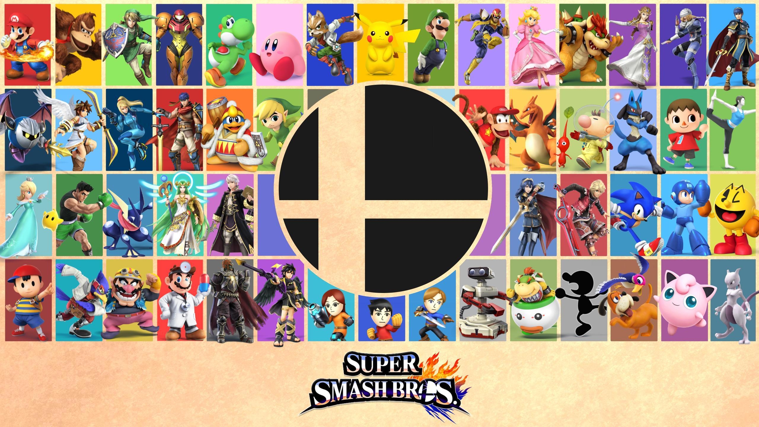 2560x1440 Made A Super Smash Bros Wallpaper Poster Today, Thought You Guys, Desktop