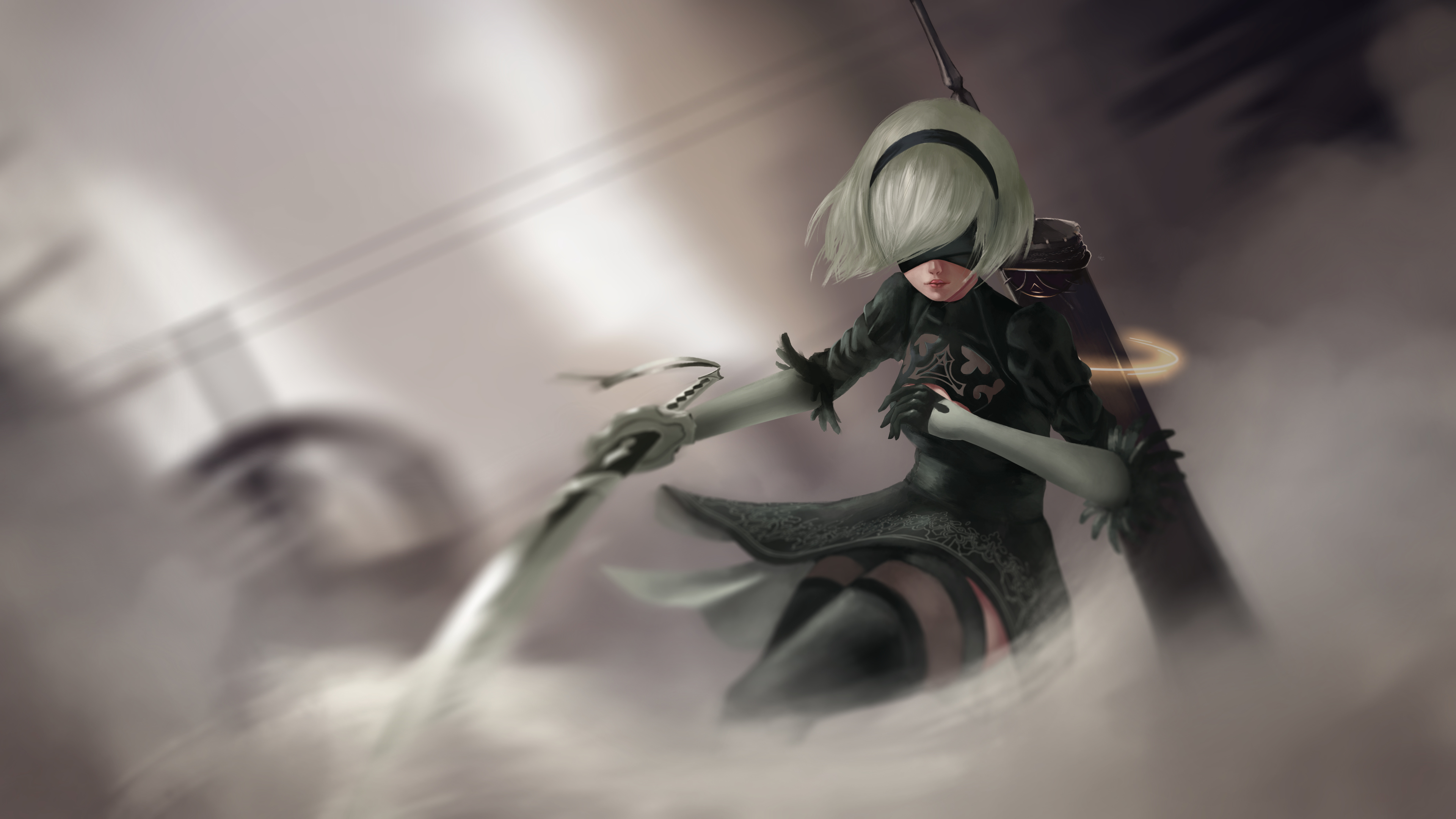 3840x2160 Wallpaper 4k 4k 2B NieR Automata 4k Wallpaper, Artist Wallpaper, Desktop