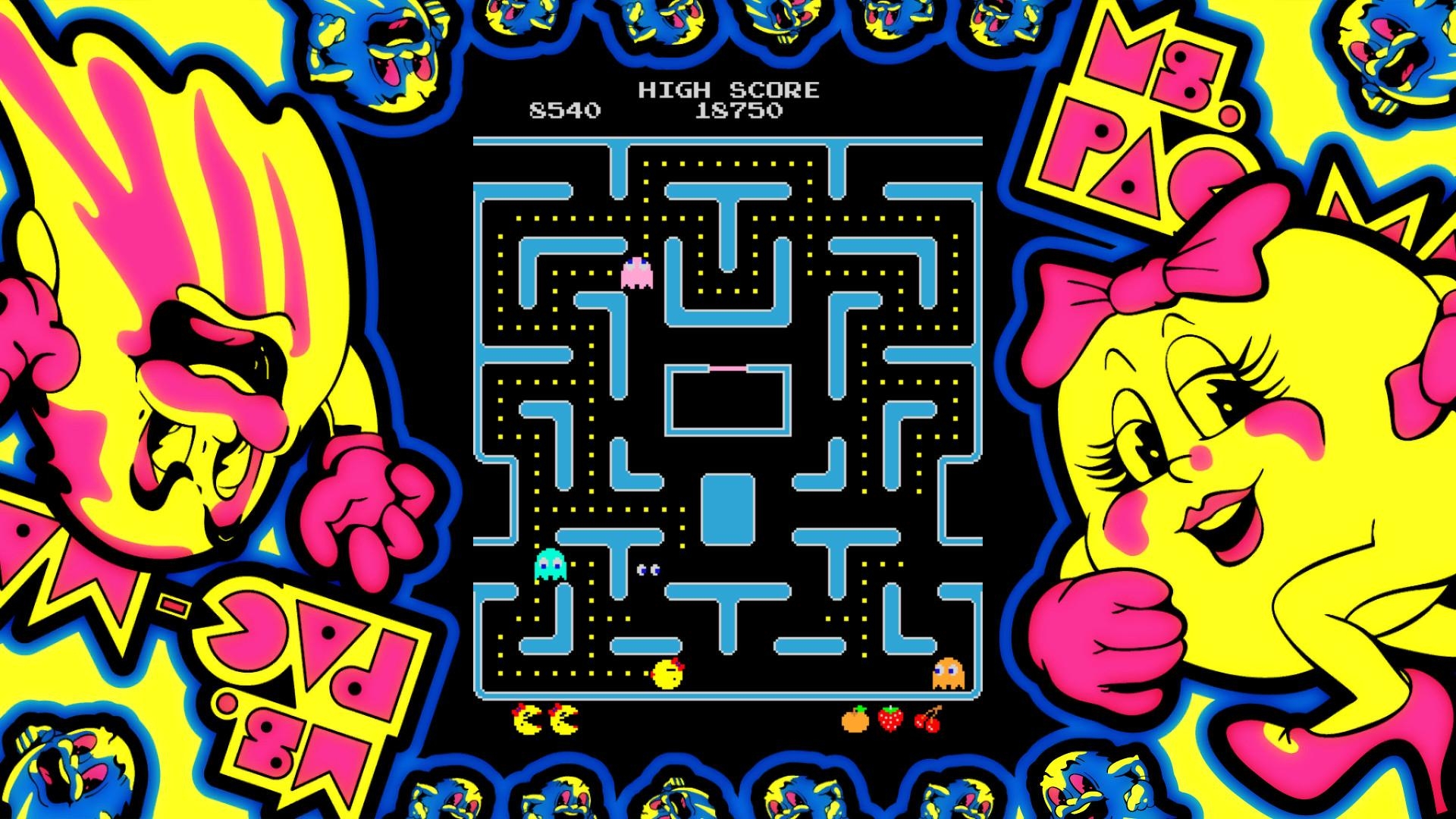 1920x1080 Arcade Games Series: Ms. Pac Man Windows, Desktop