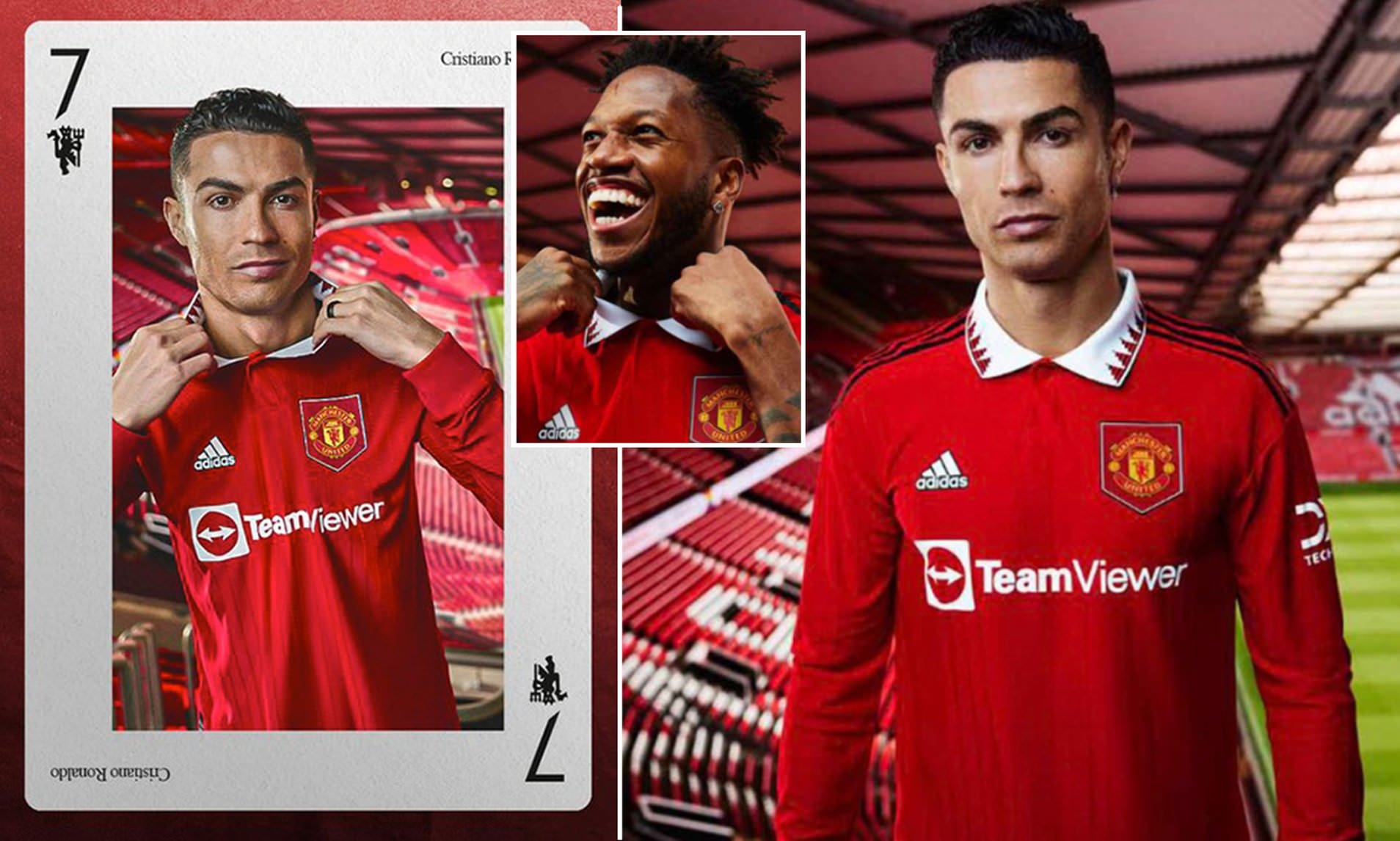 1910x1150 Cristiano Ronaldo front and centre as he showcases Manchester United's new kit. Daily Mail Online, Desktop