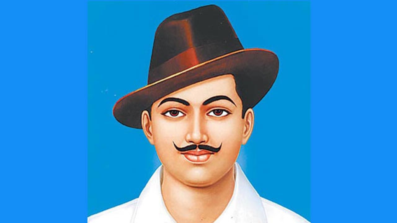 1280x720 23rd March Shaheed Bhagat Singh Image HD Wallpaper Pics Quotes- Bhagat Singh Photo 3D Picture Status Free Download For FB & Whatsapp, Desktop