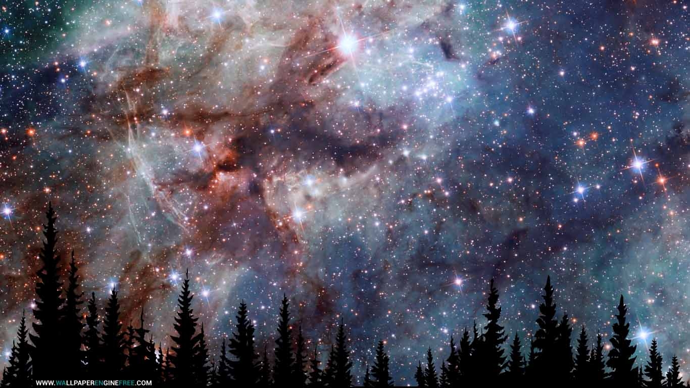 1370x770 Downoad Night Sky 4K Wallpaper Engine Free. Download Wallpaper, Desktop