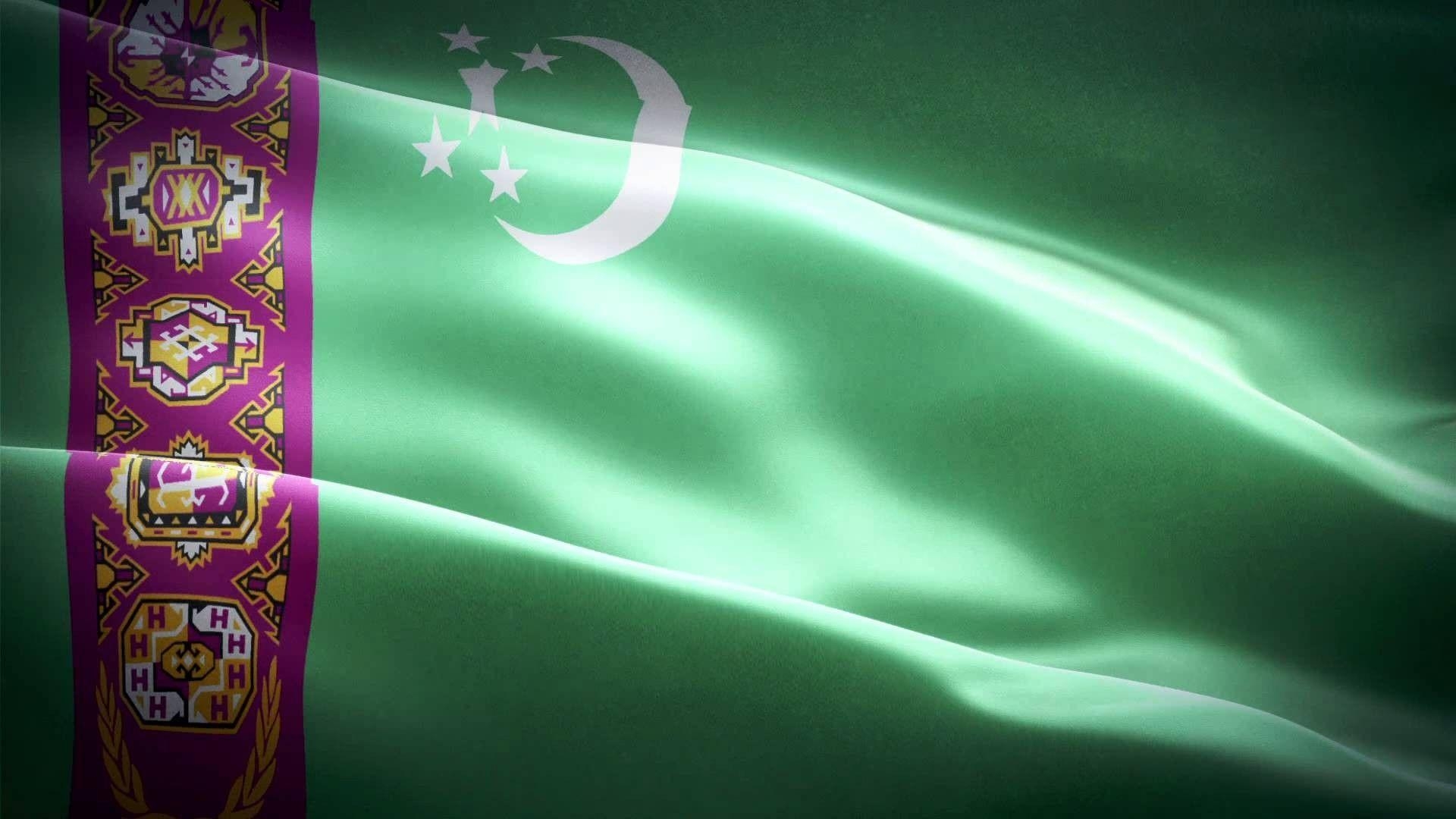 1920x1080 Flag of Turkmenistan wallpaper, Desktop