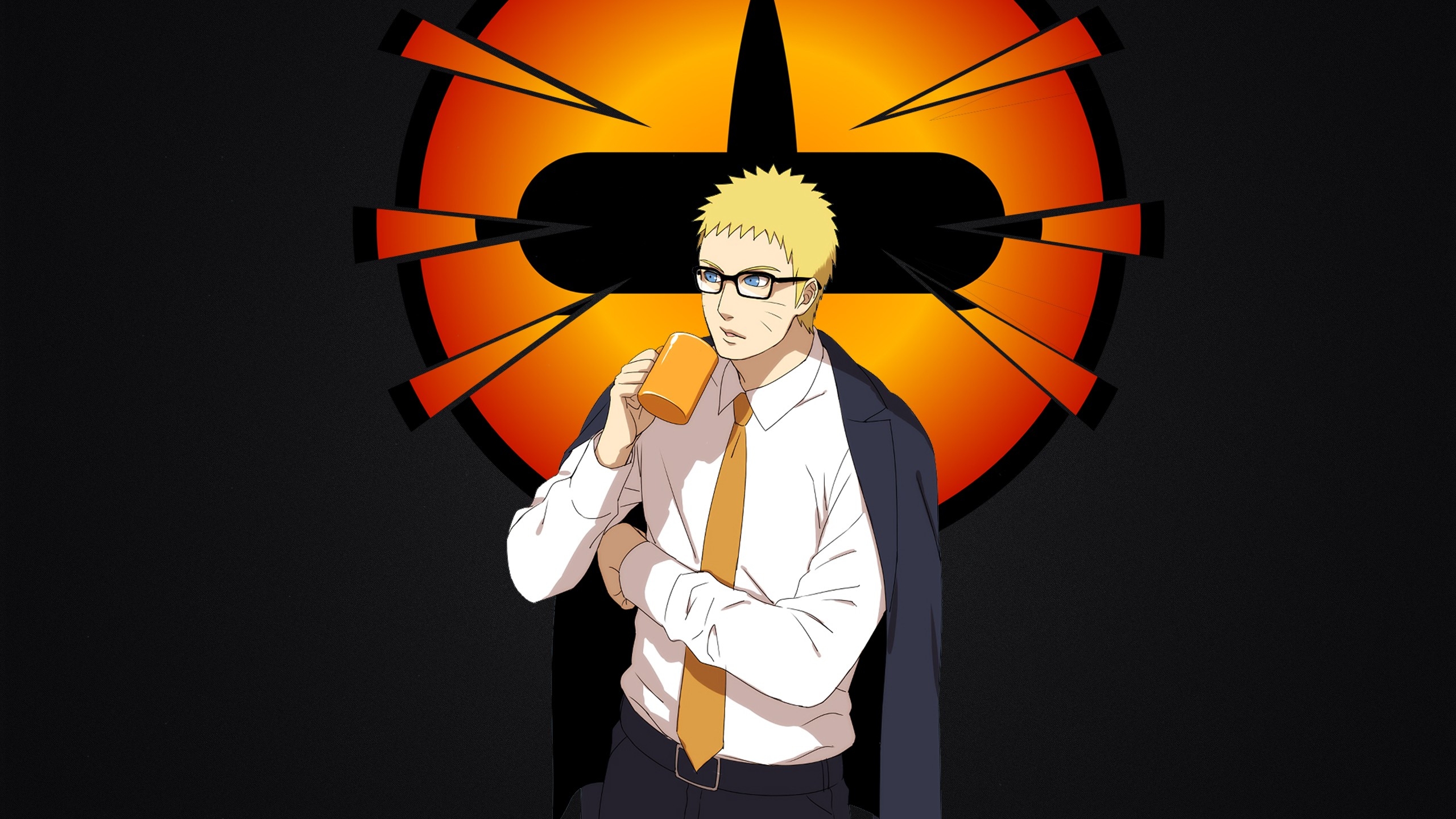 2560x1440 Wallpaper Naruto, anime, Art, Desktop