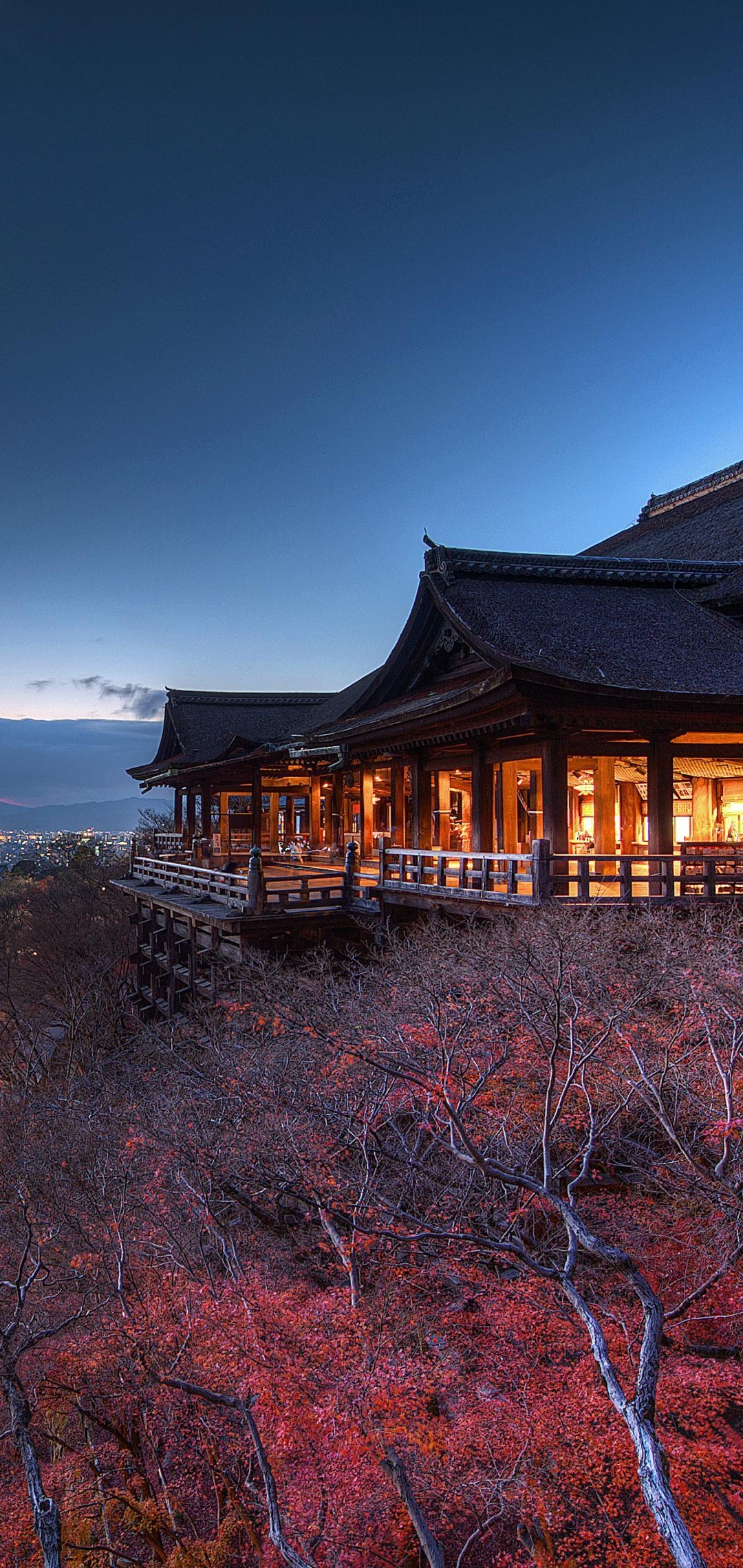 1080x2280 Religious Kiyomizu Dera () Wallpaper, Phone