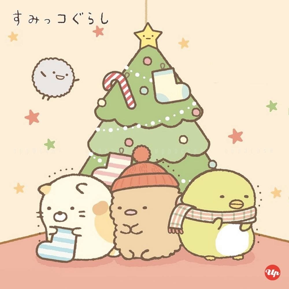 1000x1000 Kawaii Christmas Wallpaper Free Kawaii Christmas Background, Phone