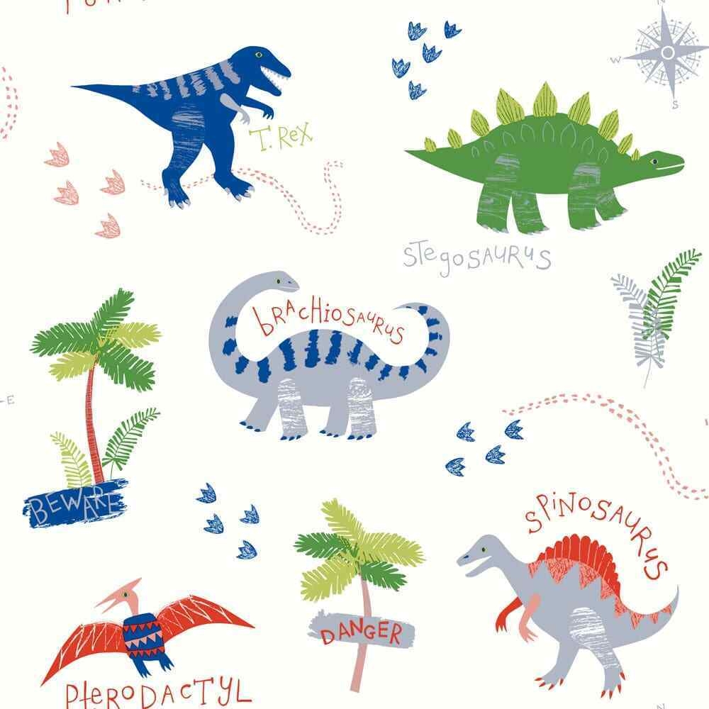 1000x1000 Arthouse Dino Doodles Kids Bedroom, Phone