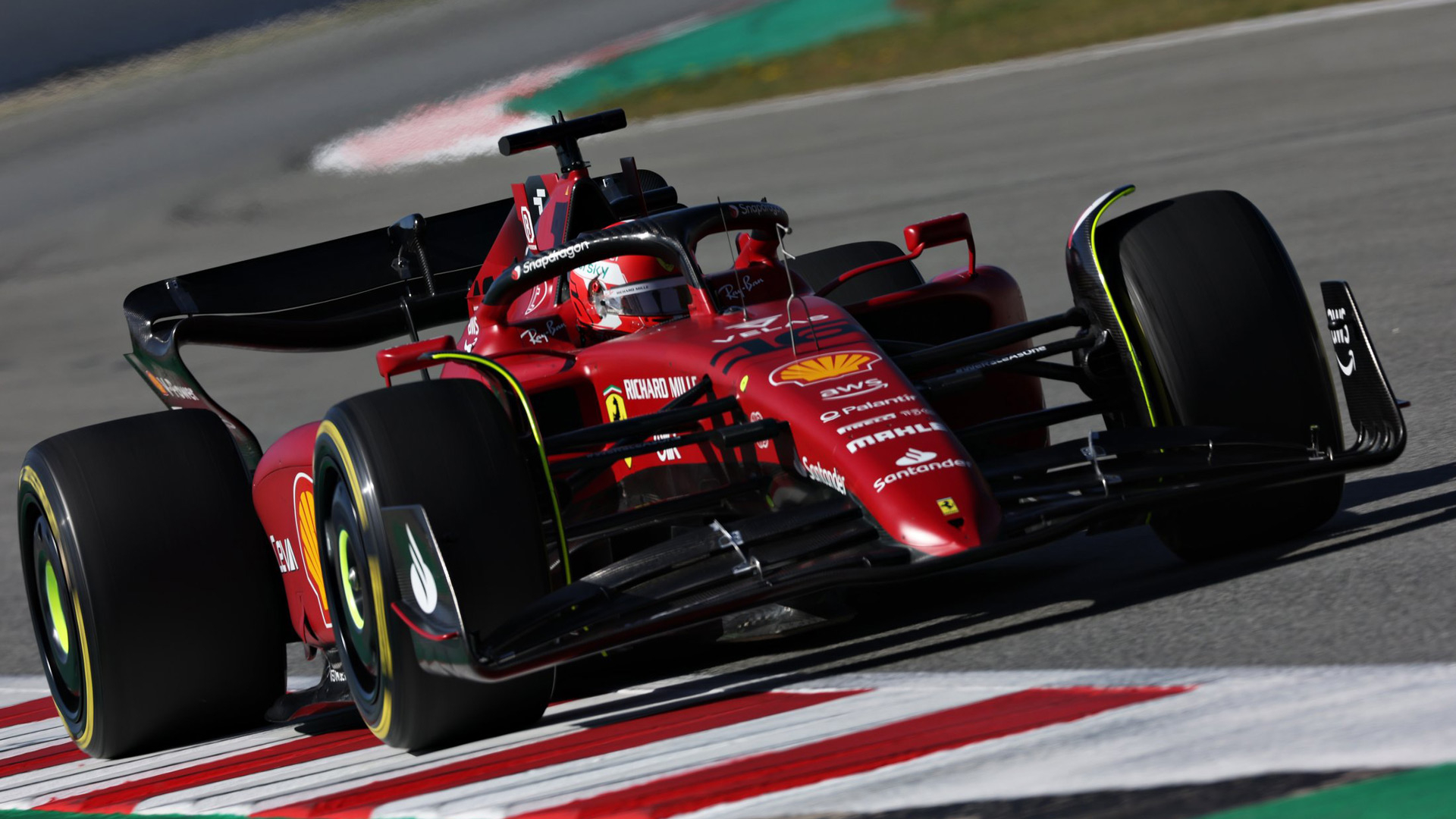 1920x1080 Charles Leclerc sets the fastest time on the morning of Day 1 in Barcelona. Formula 1®, Desktop