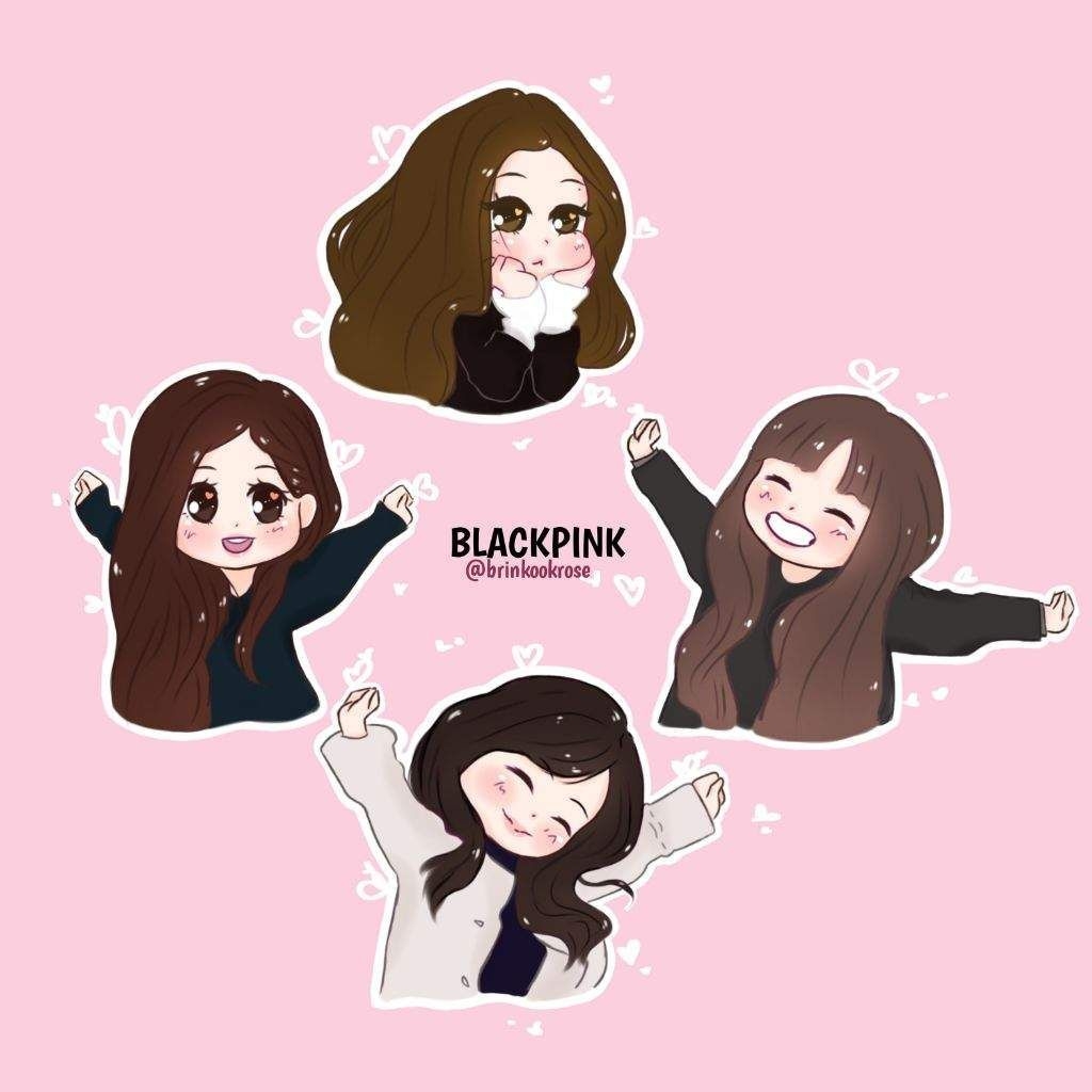 1030x1030 Blackpink Drawing Chibi, Phone