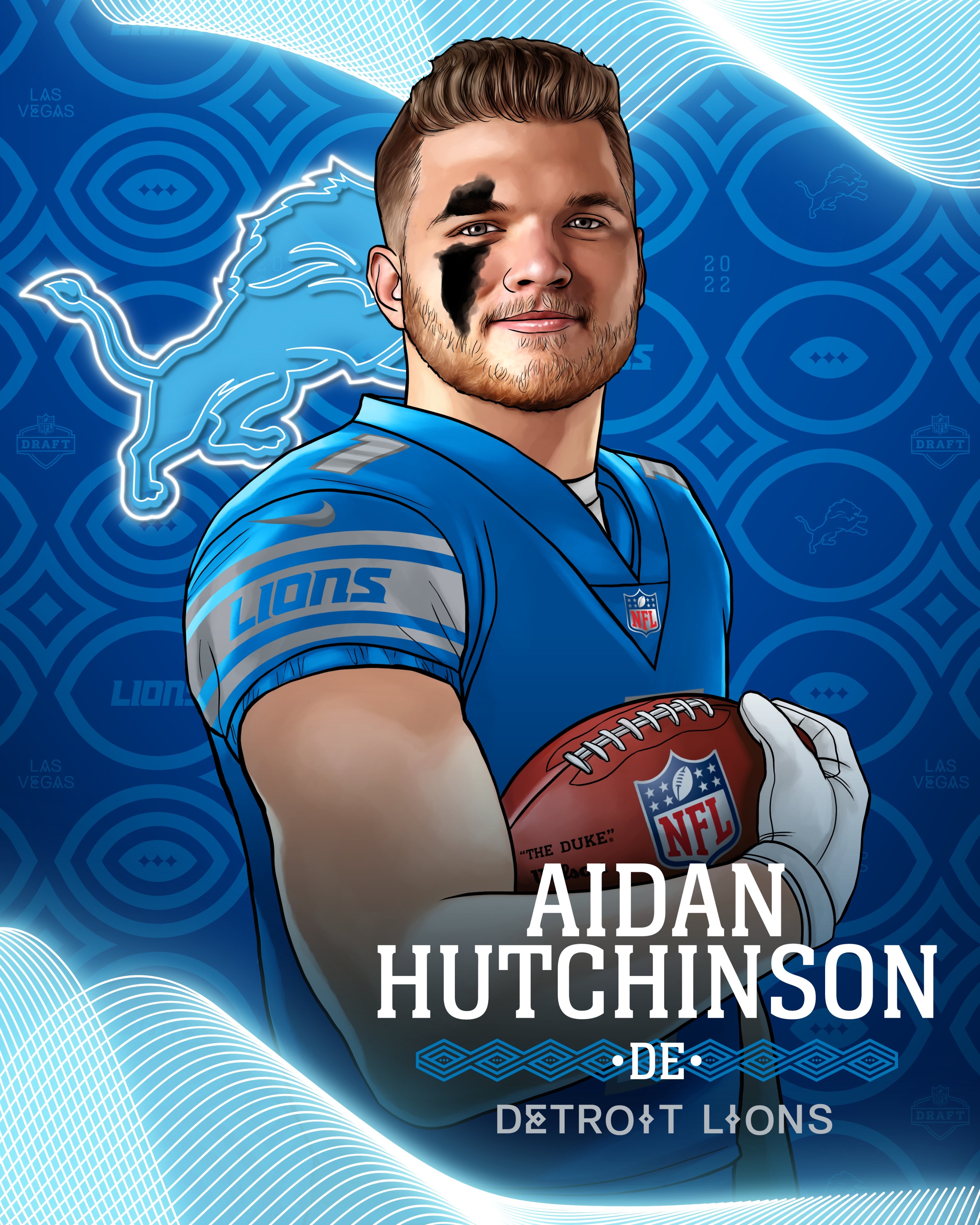 3280x4100 NFL in his home state. Aidan Hutchinson goes No. 2 to the, Phone