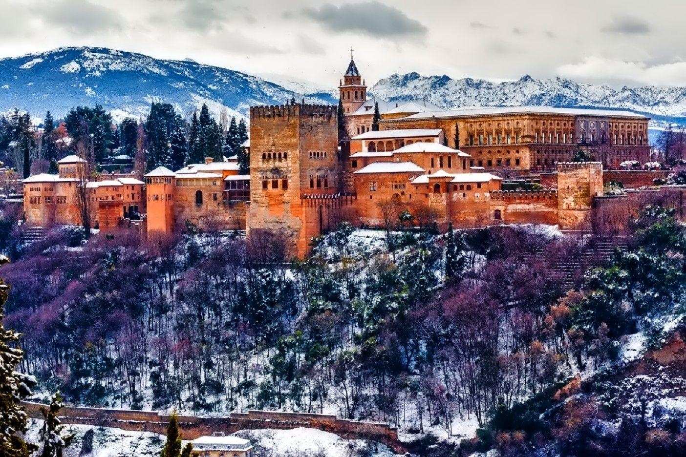 1410x940 Other: Alhambra Castle Spain Granada Andalusia HDR Wallpaper, Desktop