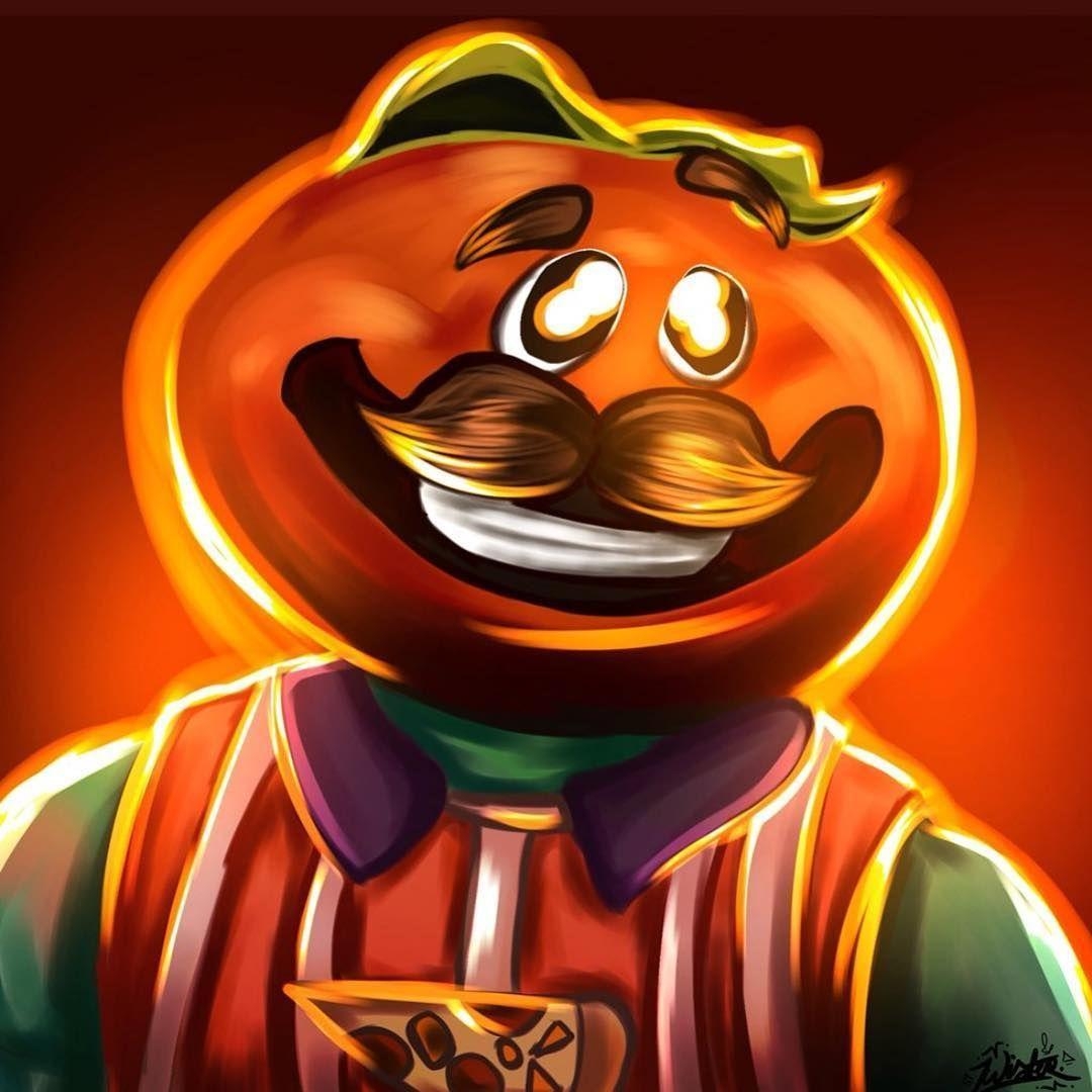 1080x1080 Awesome tomato head fan art! Credit: zwqst_artz (twitter) #fortnite, Phone