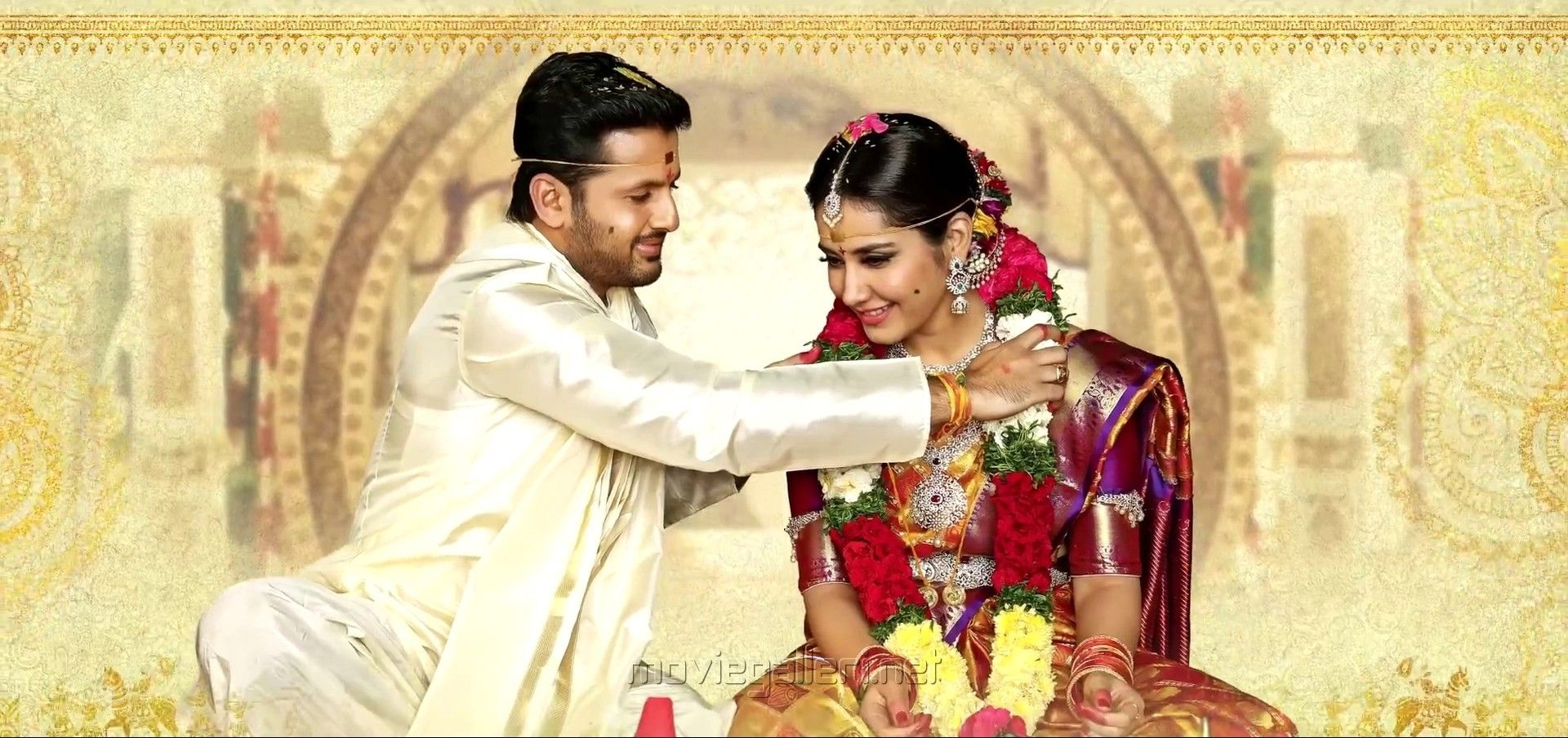 1920x910 Srinivasa Kalyanam Movie Image HD. Nithin. Rashi Khanna. New Movie Posters, Dual Screen