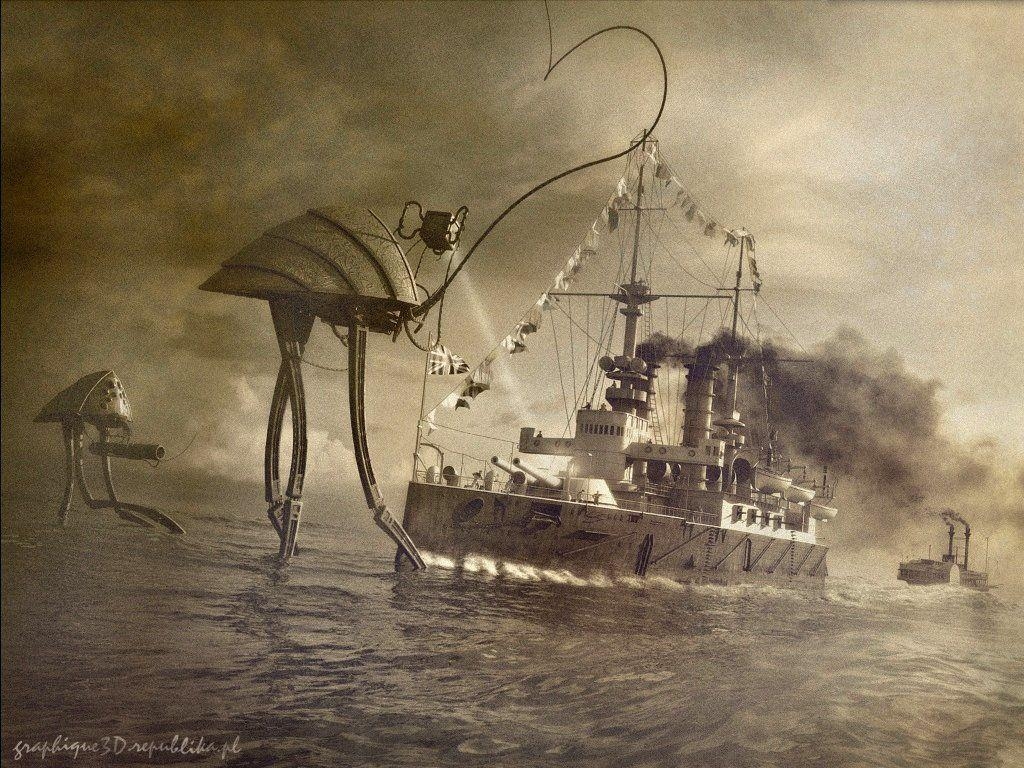 1030x770 Download the War of The Worlds Battleship Wallpaper, War of, Desktop