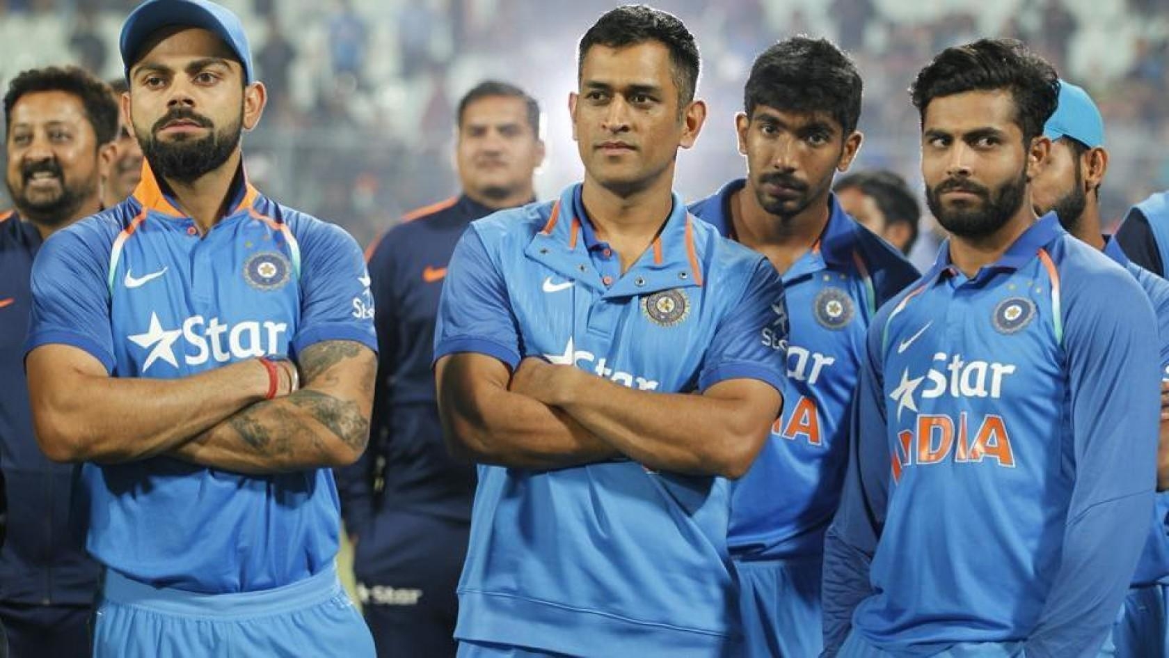 1680x950 cricket india team virat kohli mahendra singh dhoni Ravindra Jadeja, Desktop