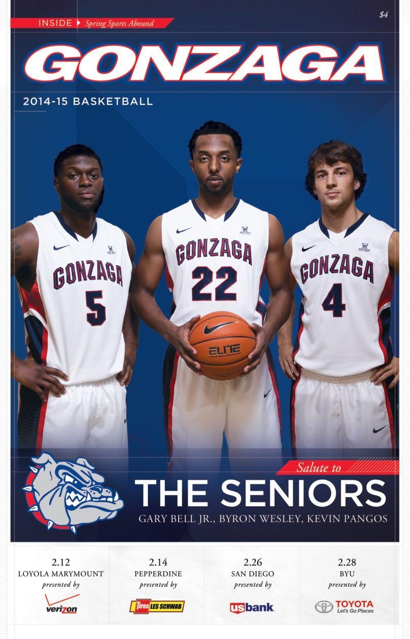 810x1260 The Official 2015 16 Gonzaga Men's Basketball Program Vs. Loyola, Phone