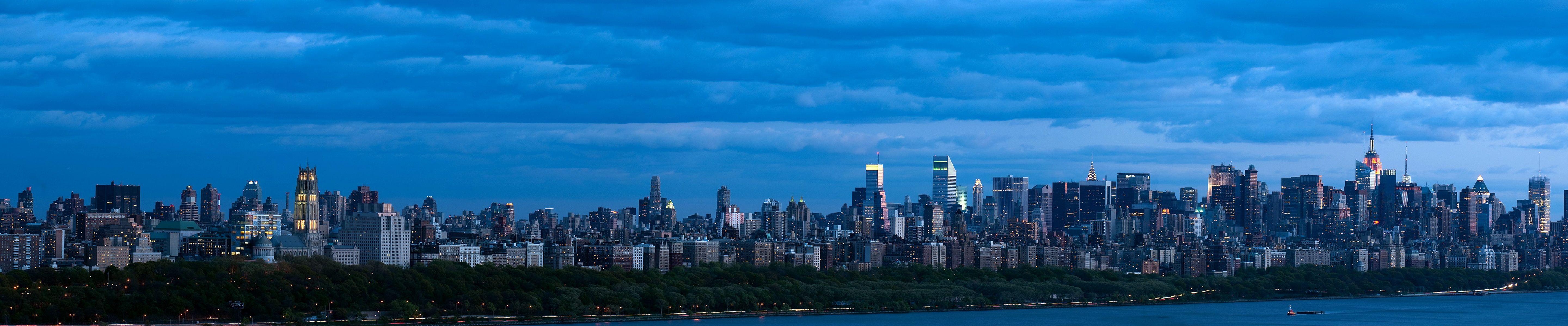 5760x1200 More New York Triple Screen Multi Monitor Wallpaper 5760×1200, Dual Screen
