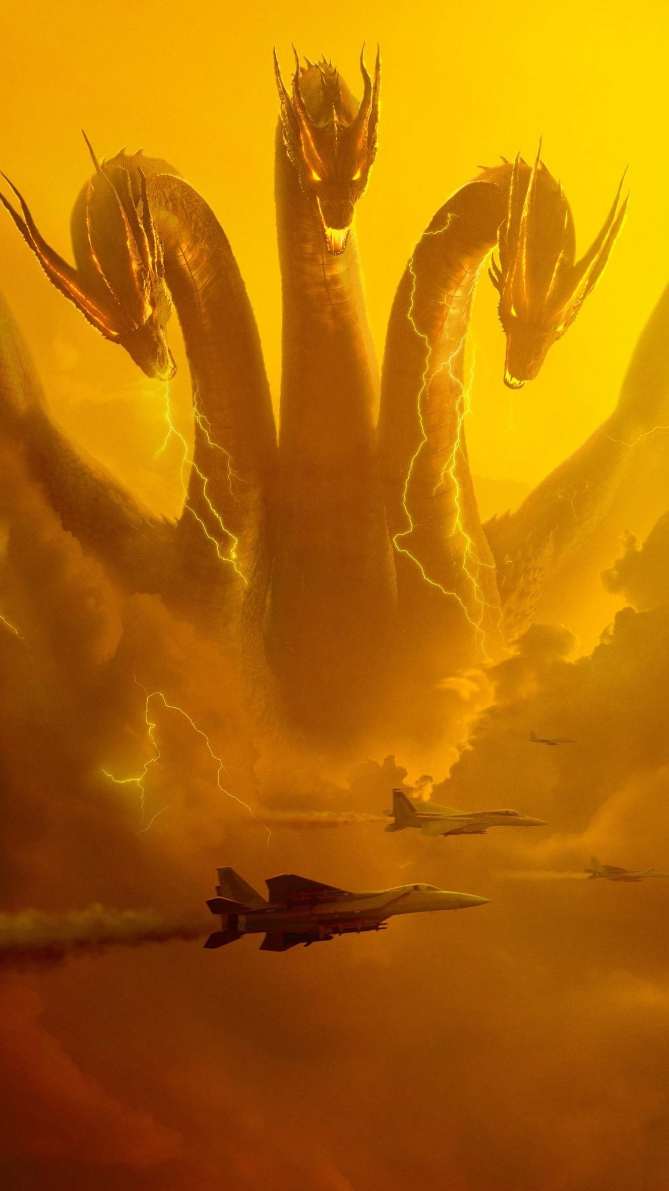 1350x2400 Godzilla: King of the Monsters HD.com, Phone