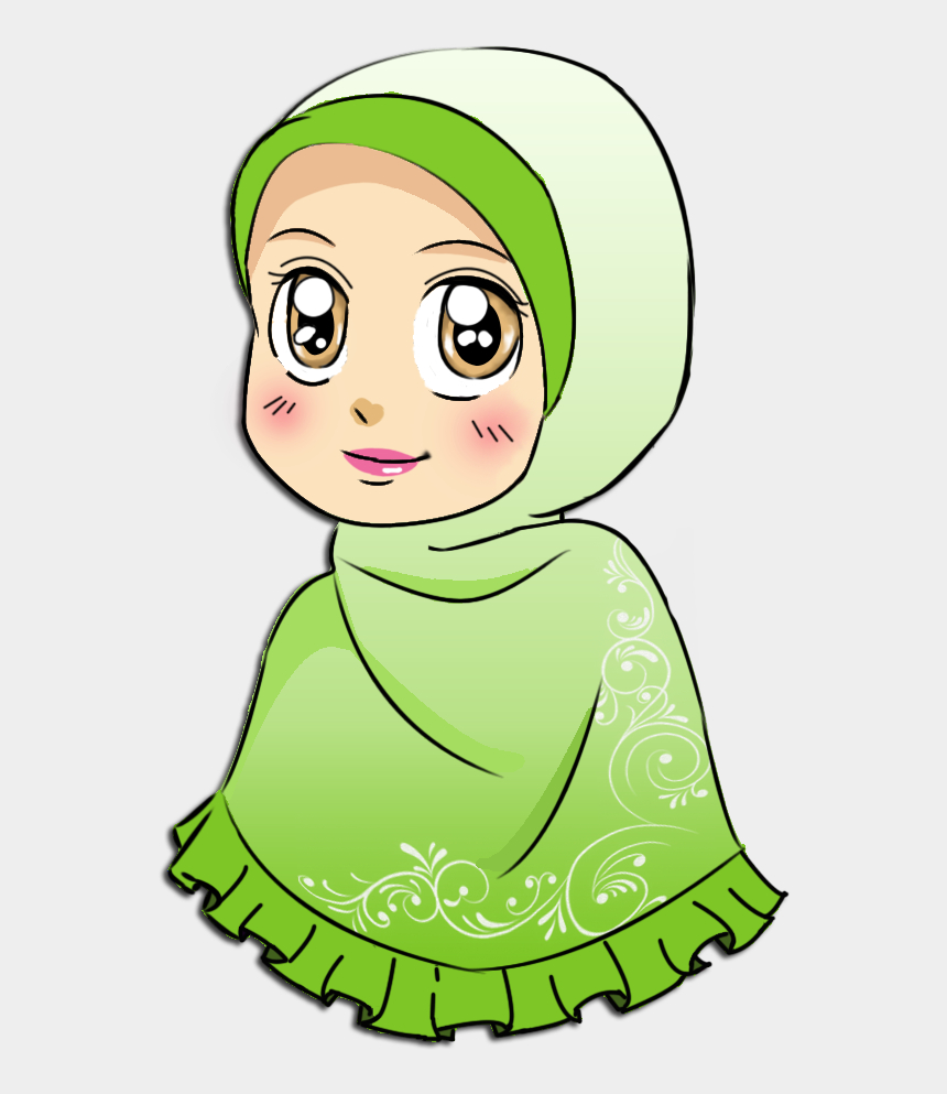 860x1000 Alhamdulillah Islamic Girl Cartoon Wallpaper, Phone