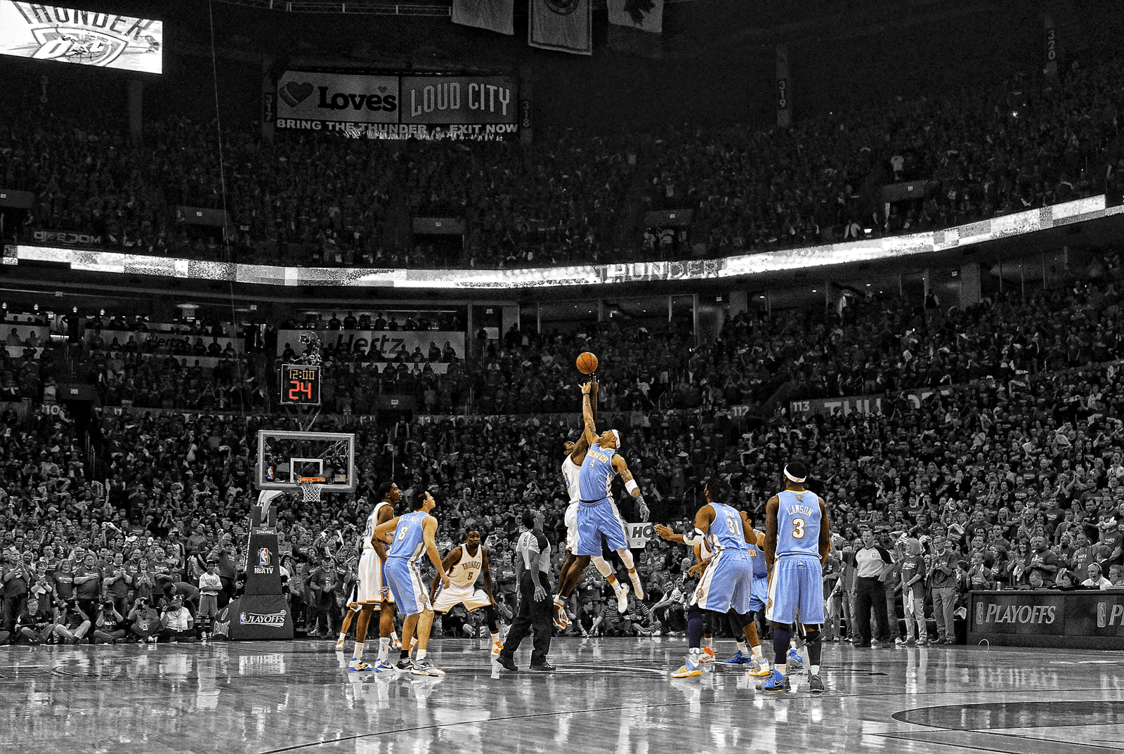 1600x1080 Denver Nuggets Oklahoma City Thunder Wallpaper Medium Photo, Desktop