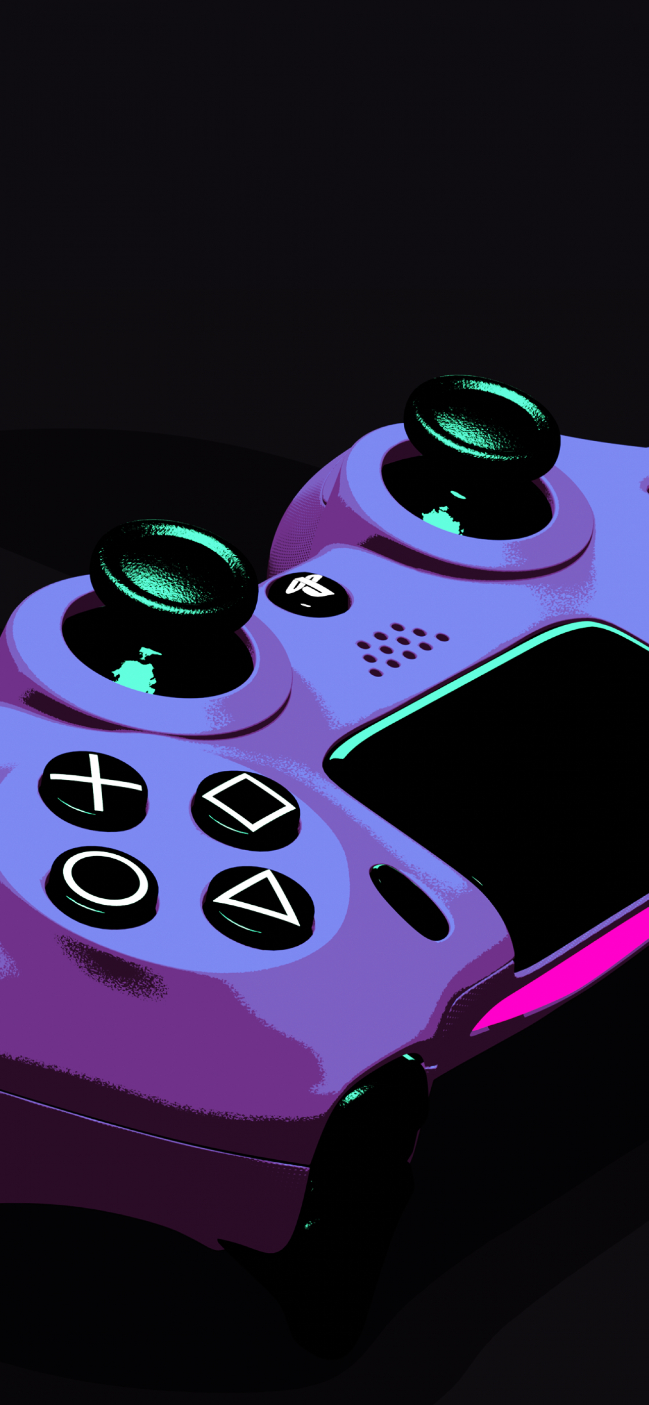 1290x2780 PS4 controller Wallpaper 4K, Games, Phone