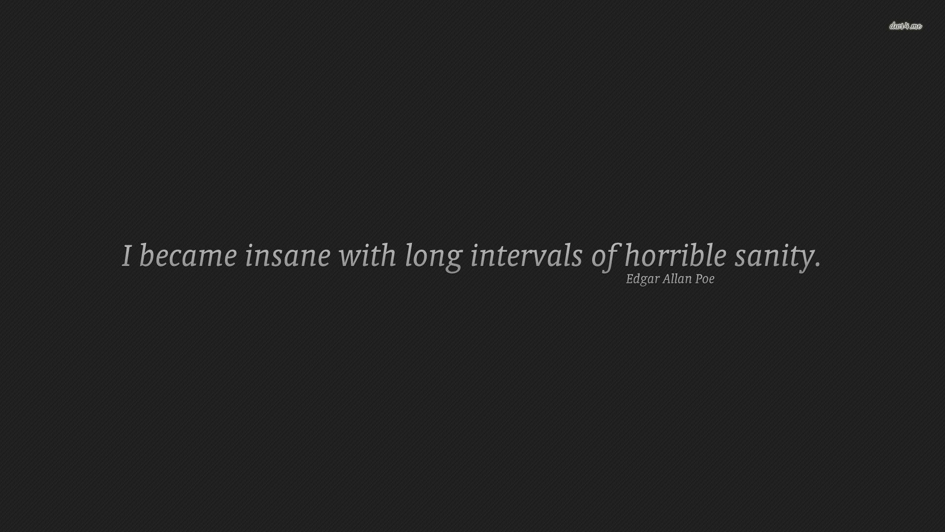 1920x1080 edgar allan poe quote  typography wallpaper, Desktop