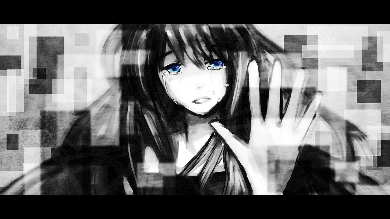 1500x850 sad anime wallpaper, Desktop