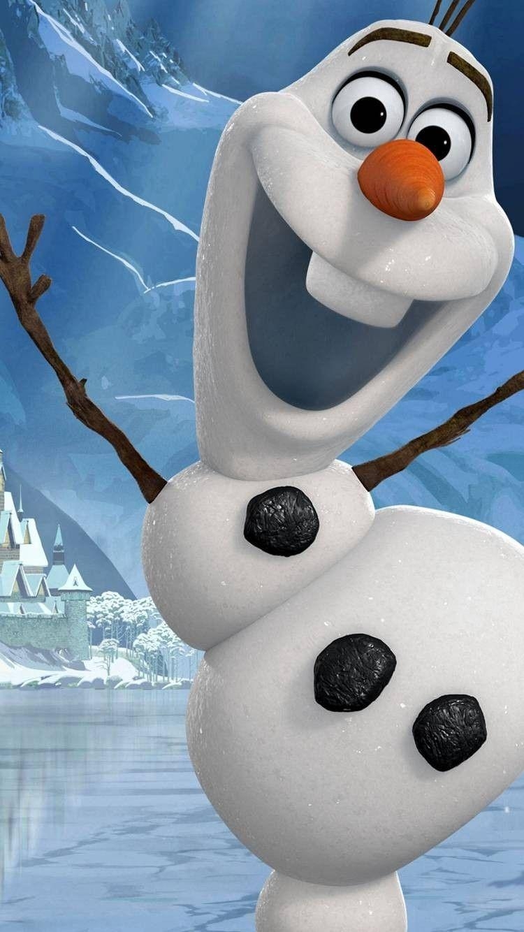 750x1340 Frozen Cute Olaf iPhone 6 Wallpaper 2014 Christmas Snow, Phone