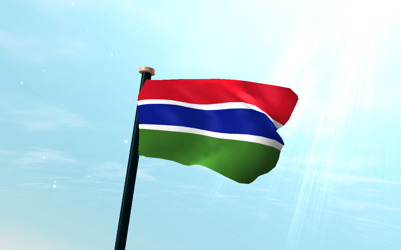 1280x800 Gambia Flag, Ukrobstep.com, Desktop