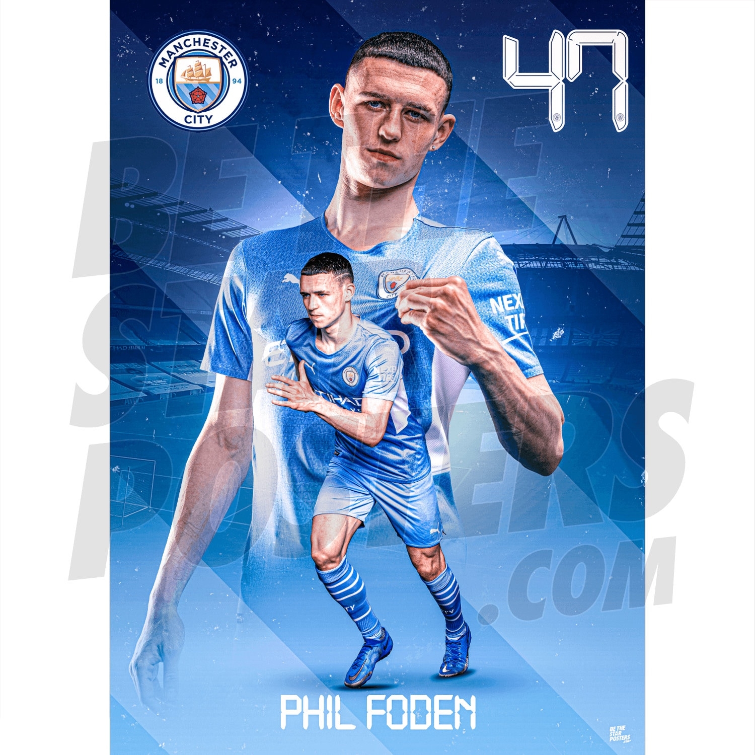 1500x1500 Manchester City FC Phil Foden 21 22, Phone