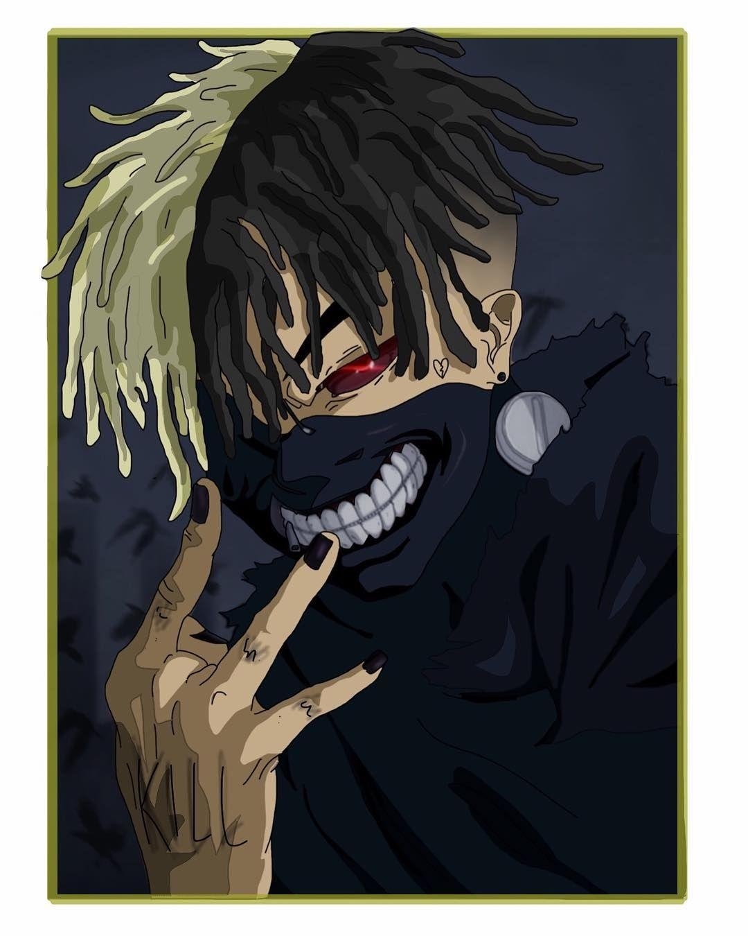 1080x1350 XXXTENTACION #Arts. Rap music. Rapper art, Anime art, Phone