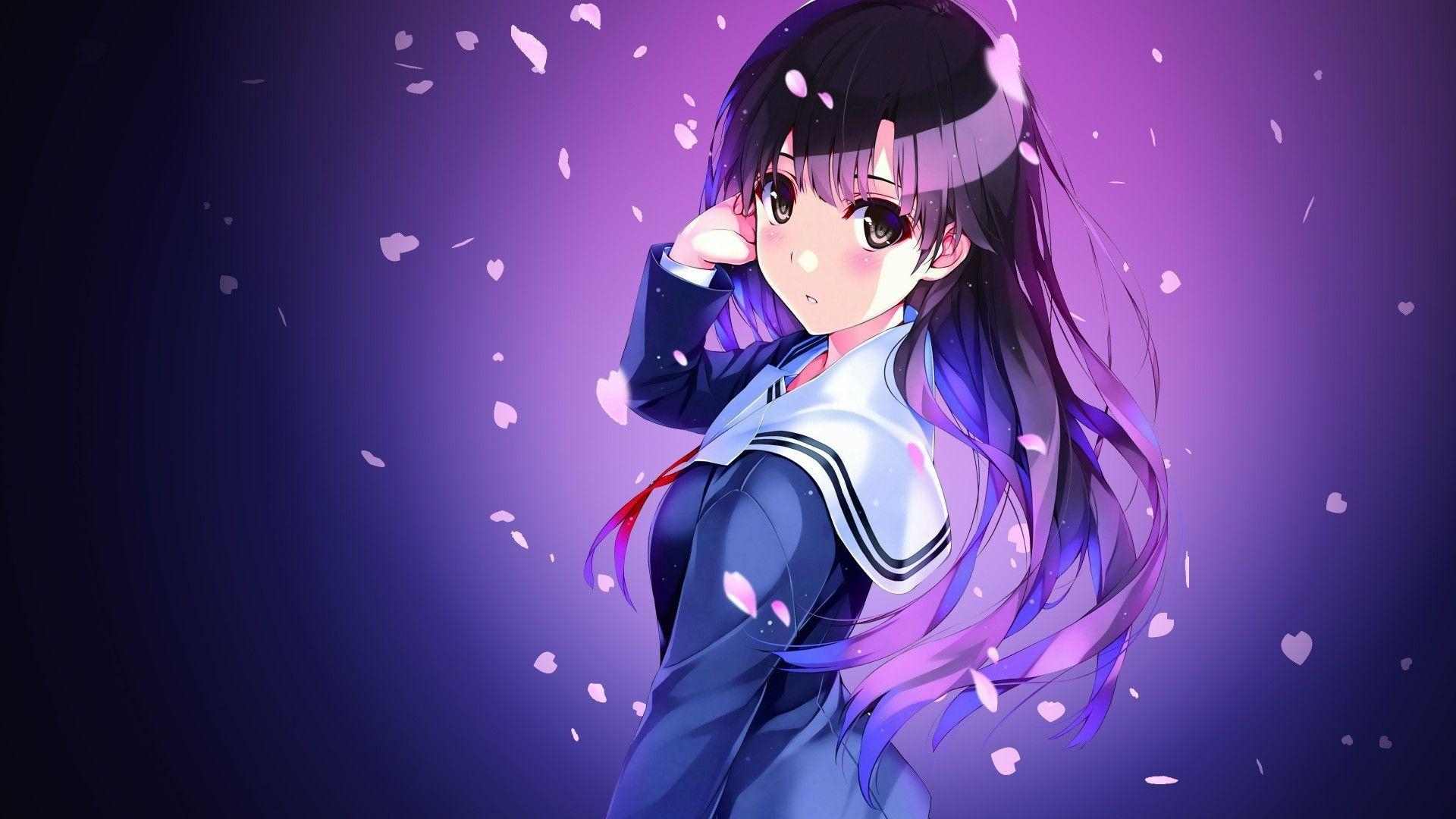 1920x1080 Purple Anime Wallpaper Free Purple Anime Background, Desktop