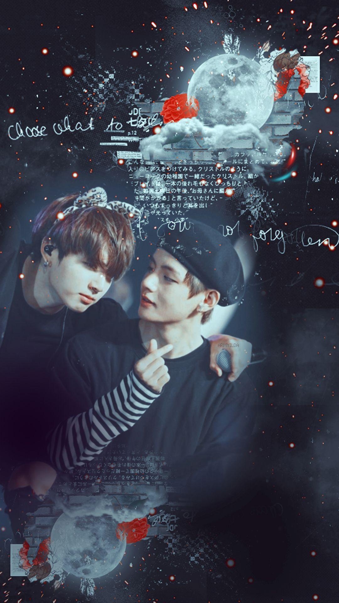 1080x1920 VKook Wallpaper #Vkook #Kookie #Taehyung #Jungkook #Bangtan #BTS, Phone