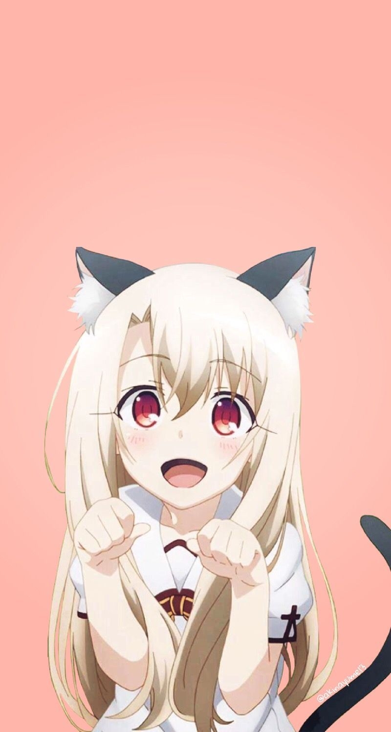 800x1500 Neko Anime Girl Wallpaper, Phone