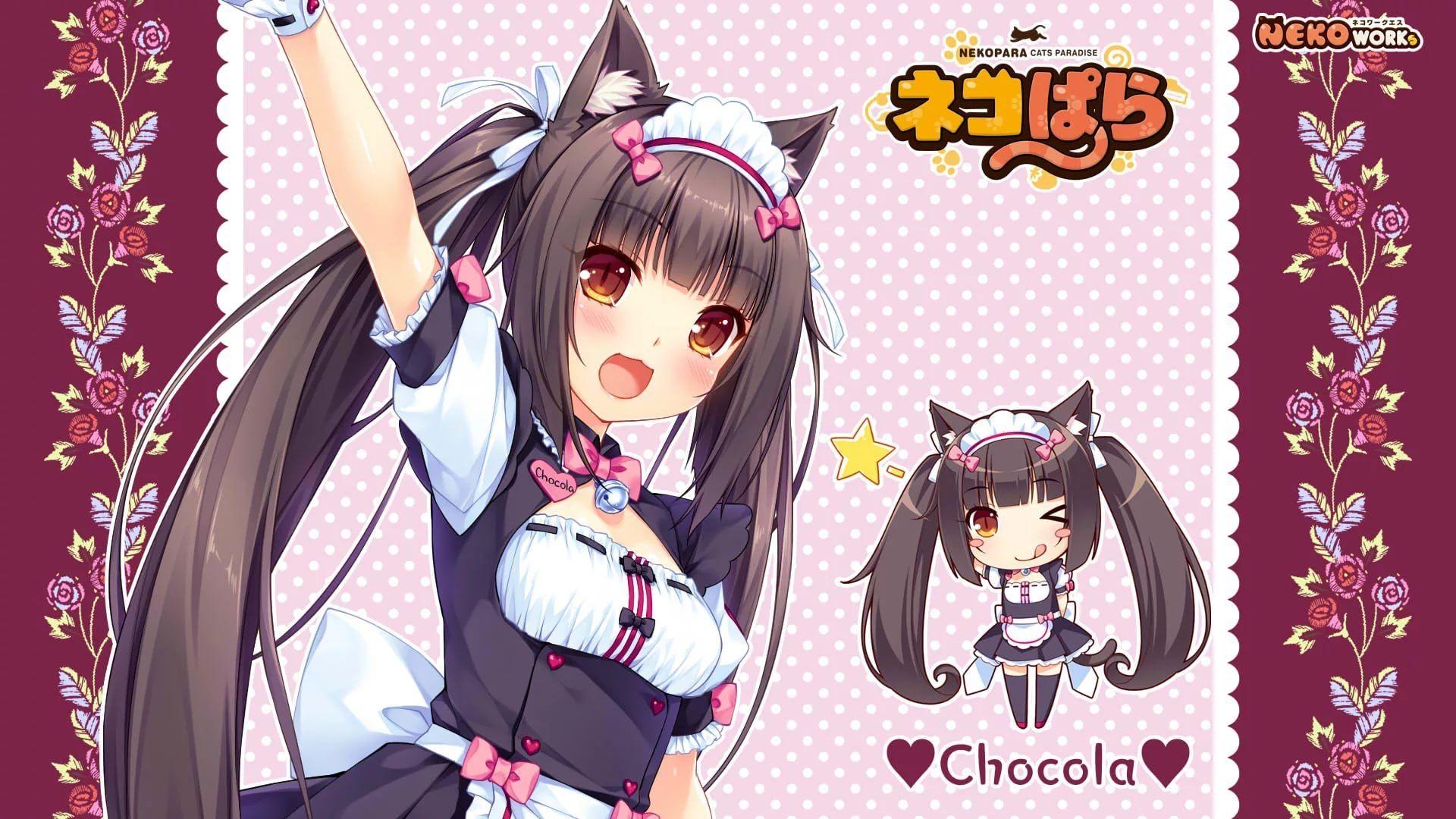 1920x1080 Chocolat Neko Para HD Wallpaper free, Desktop