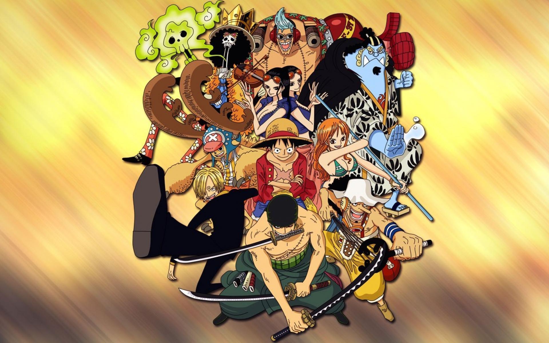 1920x1200 One Piece New World Chopper Ace Sanji Wallpaper HD, Desktop