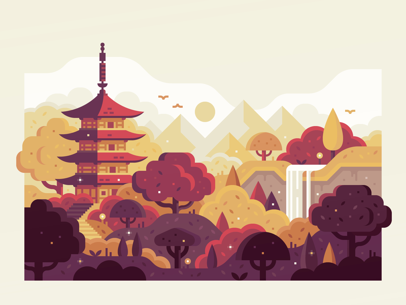 1600x1200 Japanese Illustration Wallpaper Free Japanese Illustration Background, Desktop