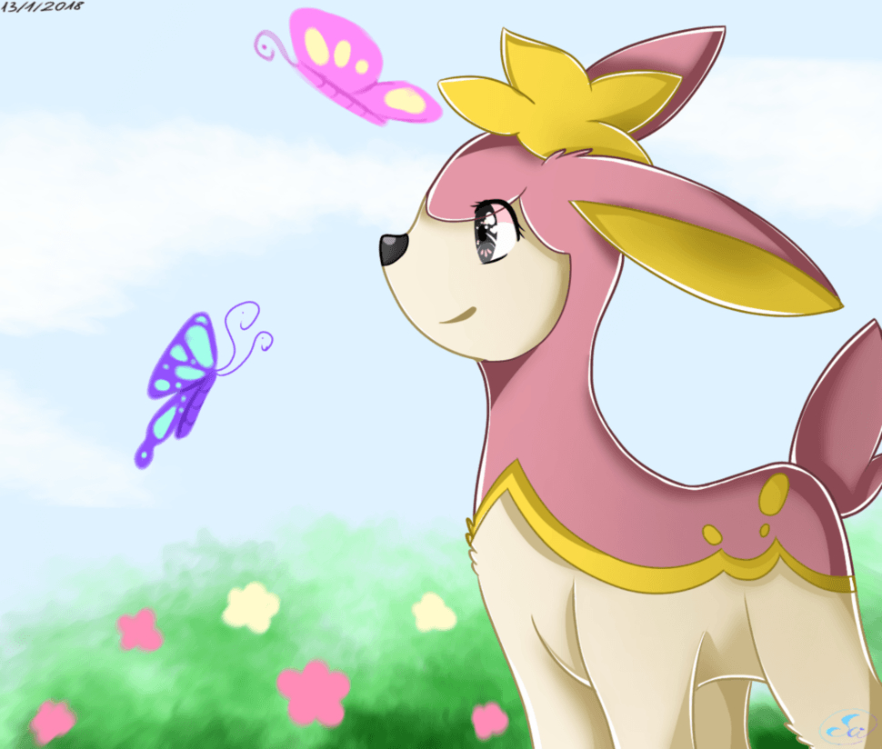 970x830 Pokemon Deerling ( spring ), Desktop