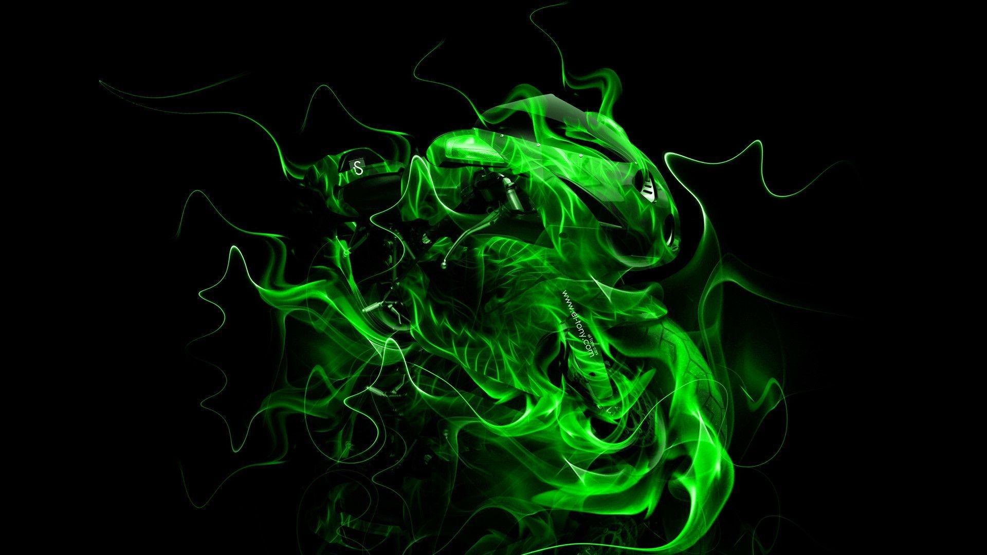 1920x1080 Green Fire Wallpaper Free Green Fire Background, Desktop