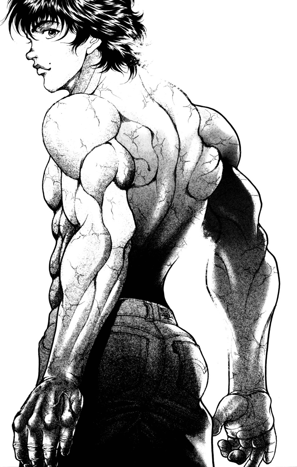 960x1500 baki hanma art, Anime, Manga anime, Phone