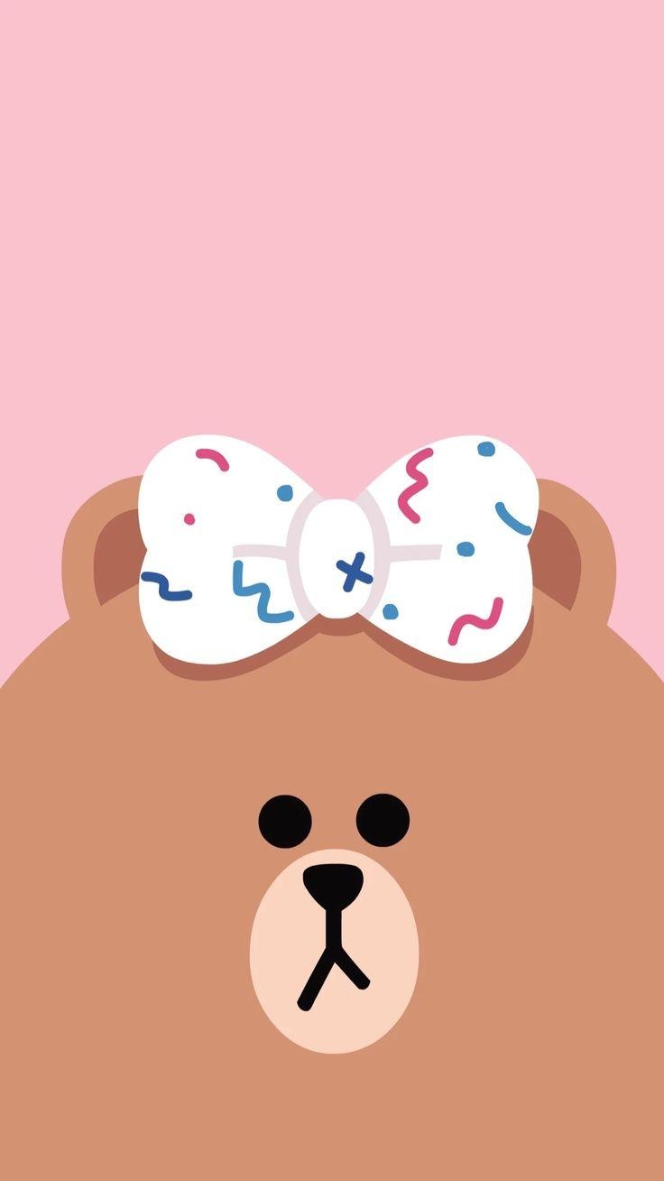 740x1310 best Choco Wallpaper image. Line friends, Decal, Phone