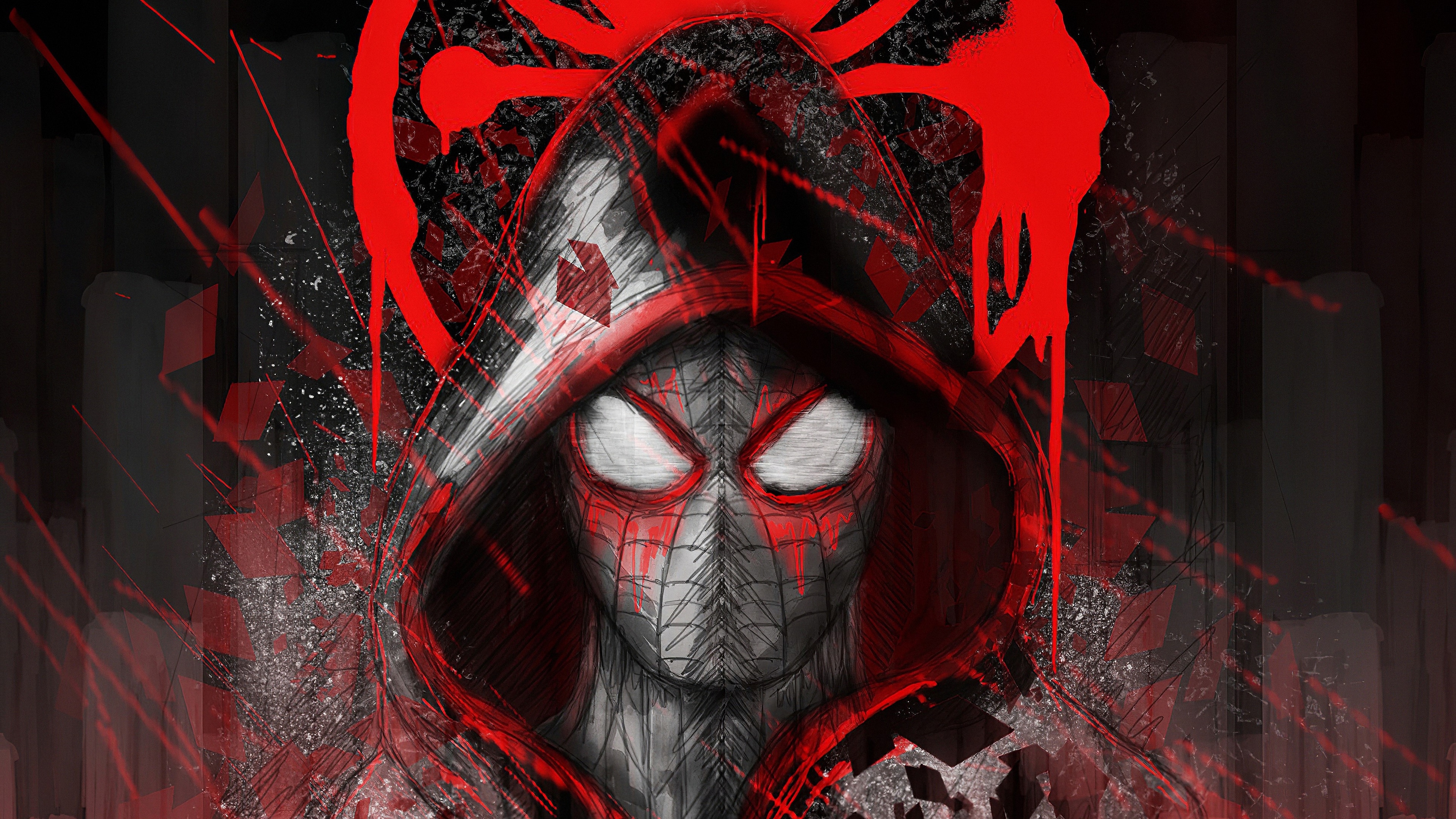 3840x2160 Wallpaper / spiderman, hd, 4k, superheroes, artwork, digital art, art free download, Desktop